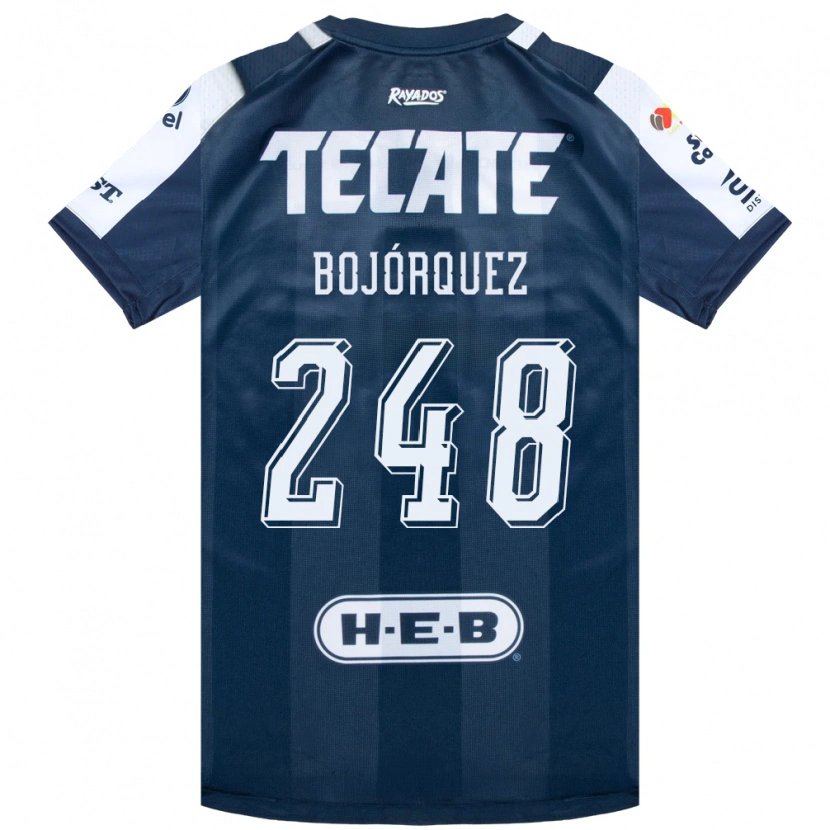 Danxen Męski Mauricio Bojórquez #248 Niebieski Atramentowy Biały Czerwony Domowa Koszulka 2026/27 Koszulki Klubowe