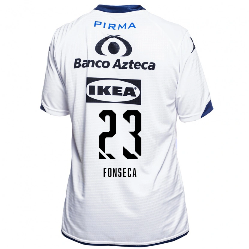 Danxen Męski Camila Fonseca #23 Biały Czarny Niebieski Domowa Koszulka 2026/27 Koszulki Klubowe