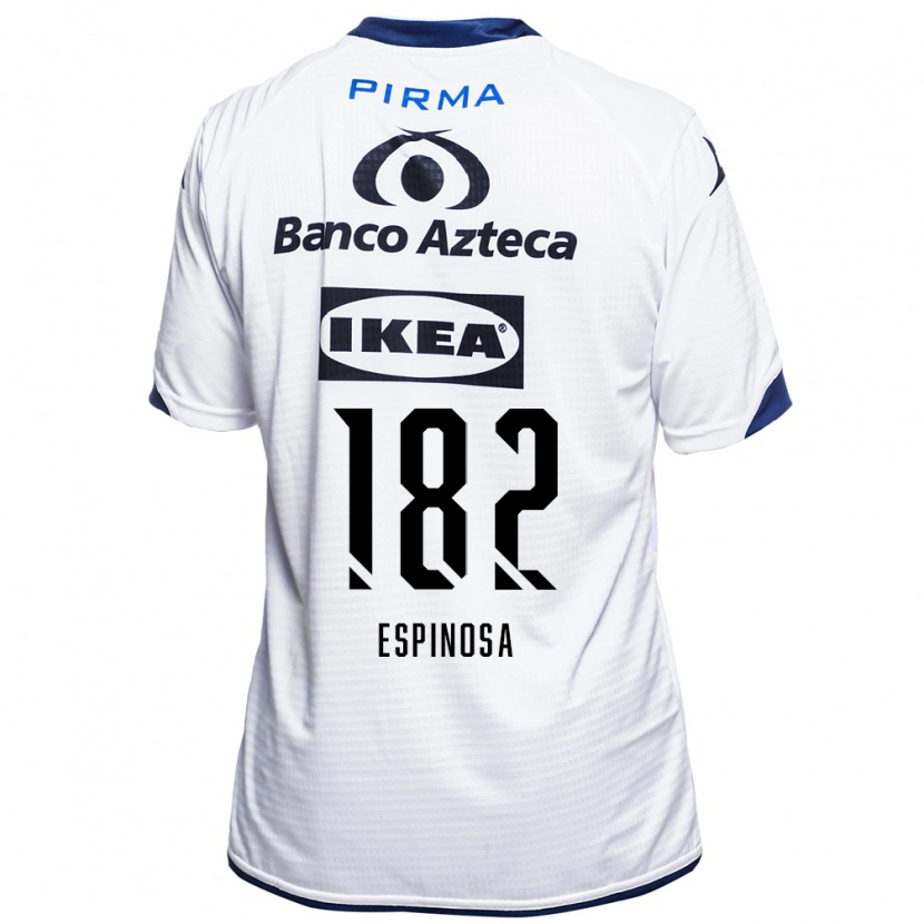 Danxen Męski Daniel Espinosa #182 Biały Czarny Niebieski Domowa Koszulka 2026/27 Koszulki Klubowe