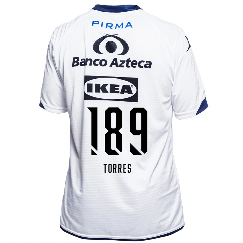 Danxen Męski Dylan Torres #189 Biały Czarny Niebieski Domowa Koszulka 2026/27 Koszulki Klubowe