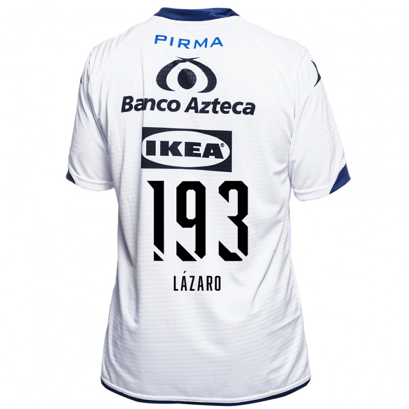 Danxen Męski Juan Lázaro #193 Biały Czarny Niebieski Domowa Koszulka 2026/27 Koszulki Klubowe