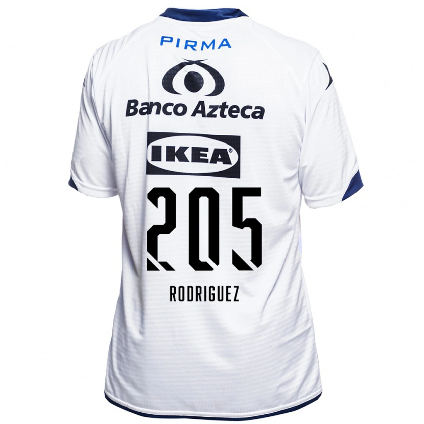 Danxen Męski Alberto Rodríguez #205 Biały Czarny Niebieski Domowa Koszulka 2026/27 Koszulki Klubowe