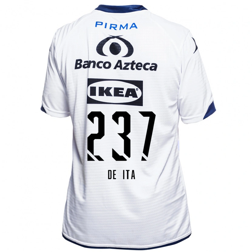 Danxen Męski Alejandro De Ita #237 Biały Czarny Niebieski Domowa Koszulka 2026/27 Koszulki Klubowe