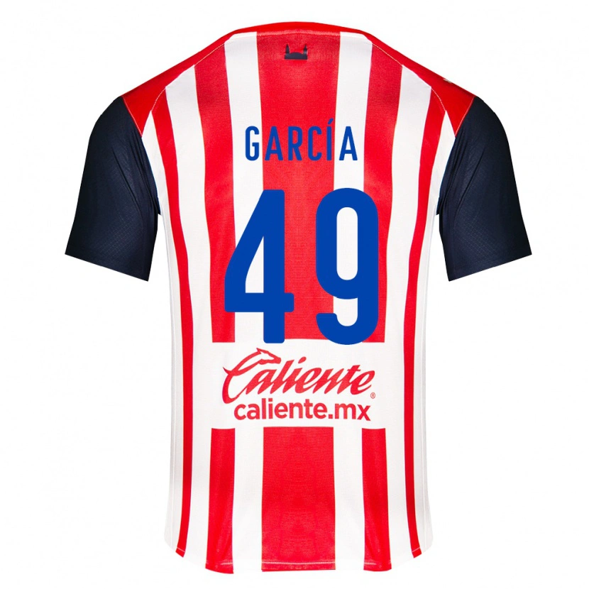 Danxen Męski Gilberto García #49 Czerwony Czarny Biały Domowa Koszulka 2026/27 Koszulki Klubowe