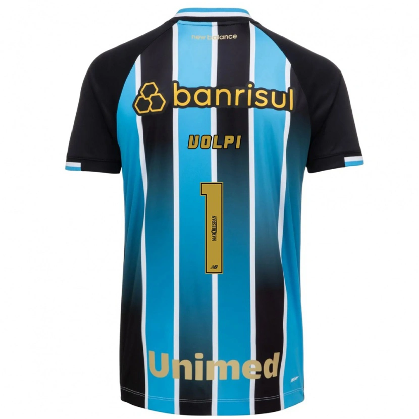 Danxen Męski Tiago Volpi #1 Niebieski Brązowy Czarny Domowa Koszulka 2026/27 Koszulki Klubowe