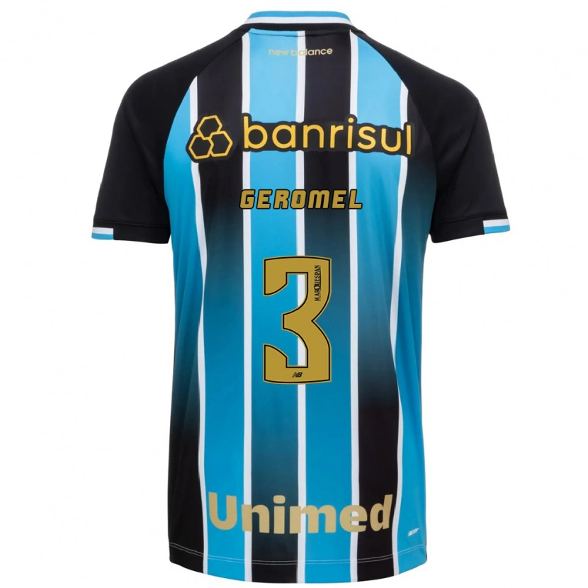 Danxen Męski Pedro Geromel #3 Niebieski Brązowy Czarny Domowa Koszulka 2026/27 Koszulki Klubowe