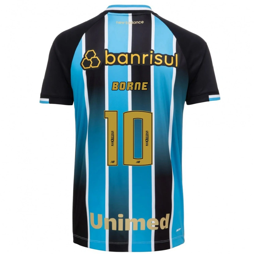 Danxen Męski João Borne #10 Niebieski Brązowy Czarny Domowa Koszulka 2026/27 Koszulki Klubowe
