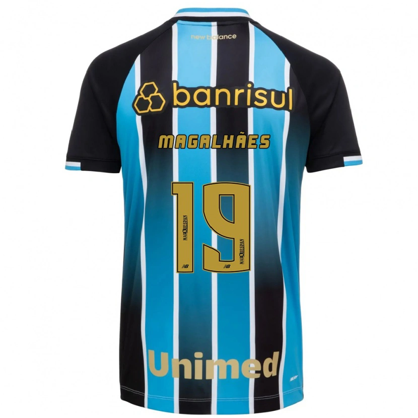 Danxen Męski Fellipe Magalhães #19 Niebieski Brązowy Czarny Domowa Koszulka 2026/27 Koszulki Klubowe