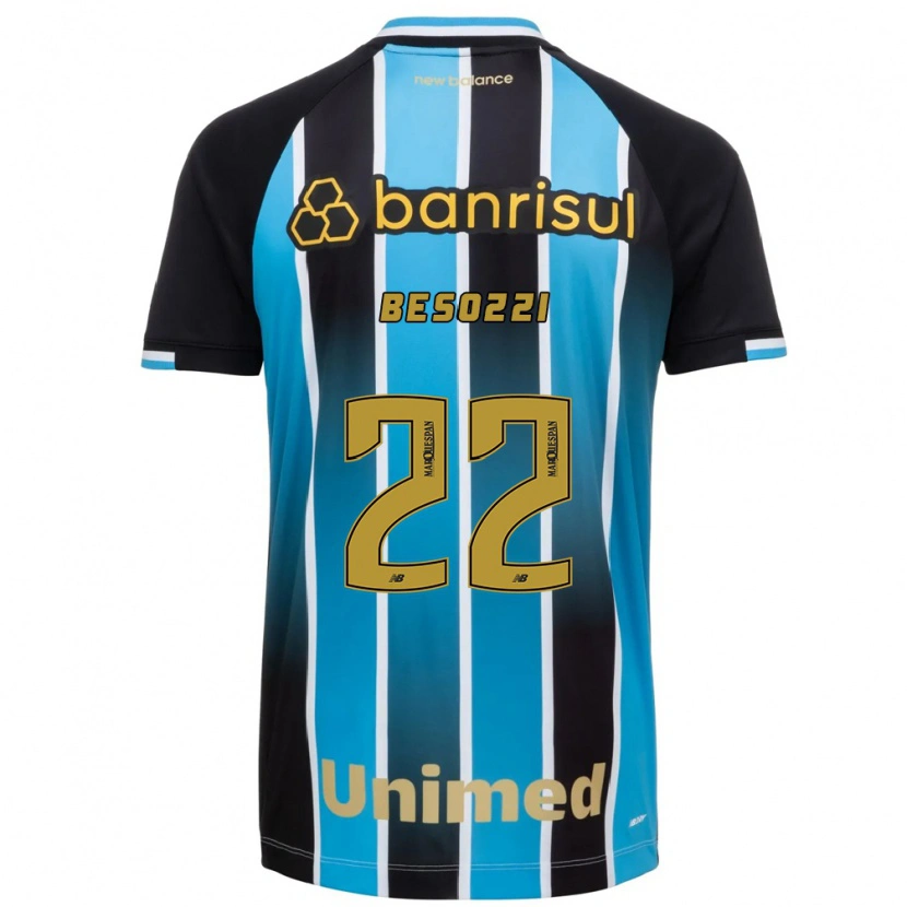 Danxen Męski Lucas Besozzi #22 Niebieski Brązowy Czarny Domowa Koszulka 2026/27 Koszulki Klubowe