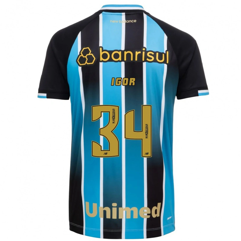 Danxen Męski Igor #34 Niebieski Brązowy Czarny Domowa Koszulka 2026/27 Koszulki Klubowe