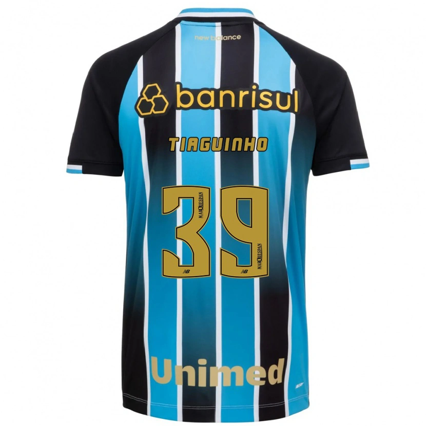 Danxen Męski Tiaguinho #39 Niebieski Brązowy Czarny Domowa Koszulka 2026/27 Koszulki Klubowe