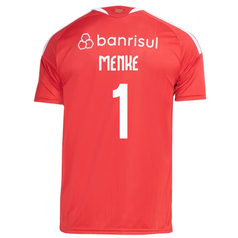 Danxen Męski Henrique Menke #1 Czerwony Biały Domowa Koszulka 2026/27 Koszulki Klubowe
