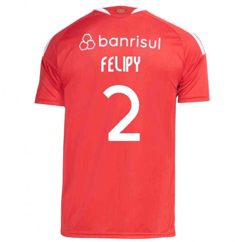 Danxen Męski Luis Felipy #2 Czerwony Biały Domowa Koszulka 2026/27 Koszulki Klubowe