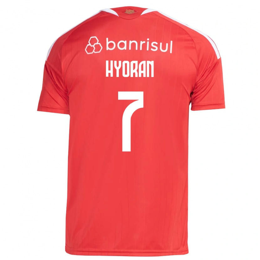 Danxen Męski Hyoran #7 Czerwony Biały Domowa Koszulka 2026/27 Koszulki Klubowe