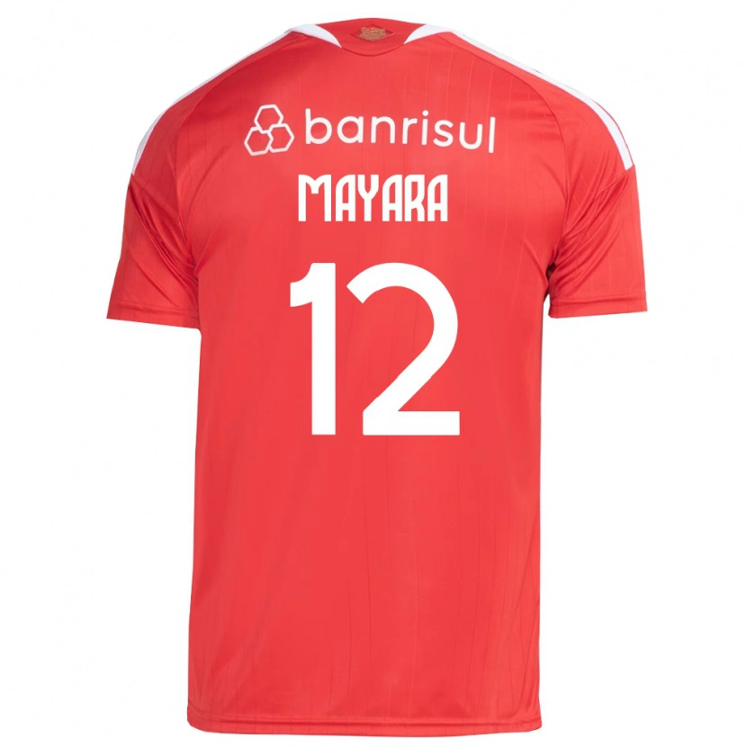 Danxen Męski Mayara #12 Czerwony Biały Domowa Koszulka 2026/27 Koszulki Klubowe