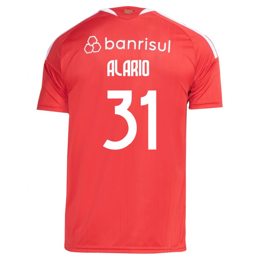 Danxen Męski Lucas Alario #31 Czerwony Biały Domowa Koszulka 2026/27 Koszulki Klubowe