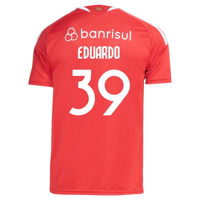Danxen Męski Carlos Eduardo #39 Czerwony Biały Domowa Koszulka 2026/27 Koszulki Klubowe