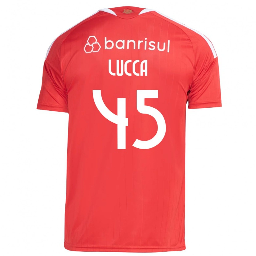 Danxen Męski Lucca #45 Czerwony Biały Domowa Koszulka 2026/27 Koszulki Klubowe