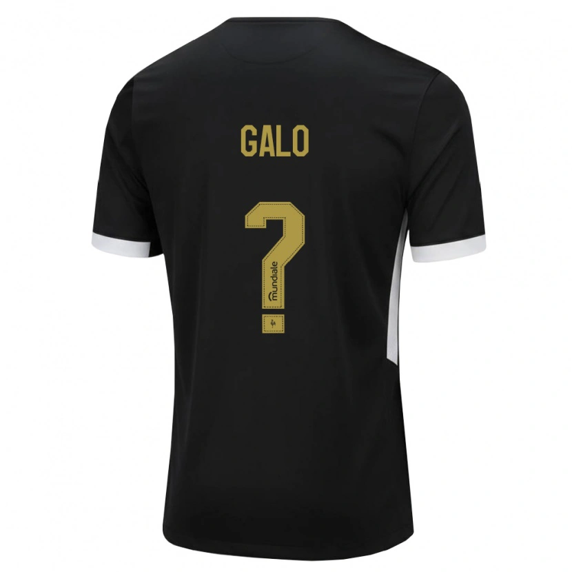 Danxen Męski Diego Galo #0 Czarny Biały Żółty Domowa Koszulka 2026/27 Koszulki Klubowe