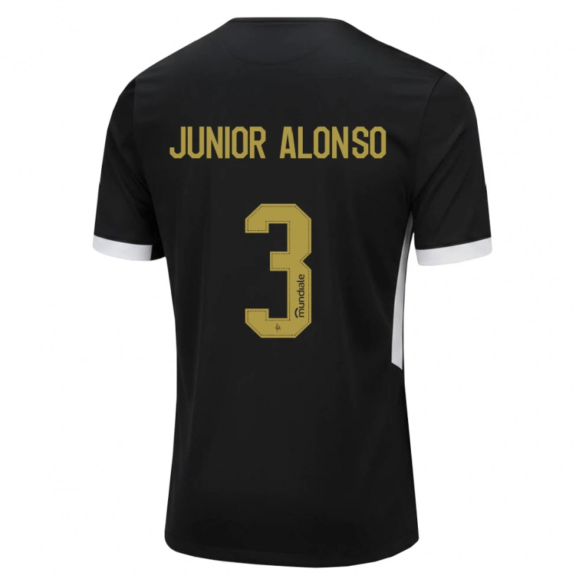 Danxen Męski Junior Alonso #3 Czarny Biały Żółty Domowa Koszulka 2026/27 Koszulki Klubowe