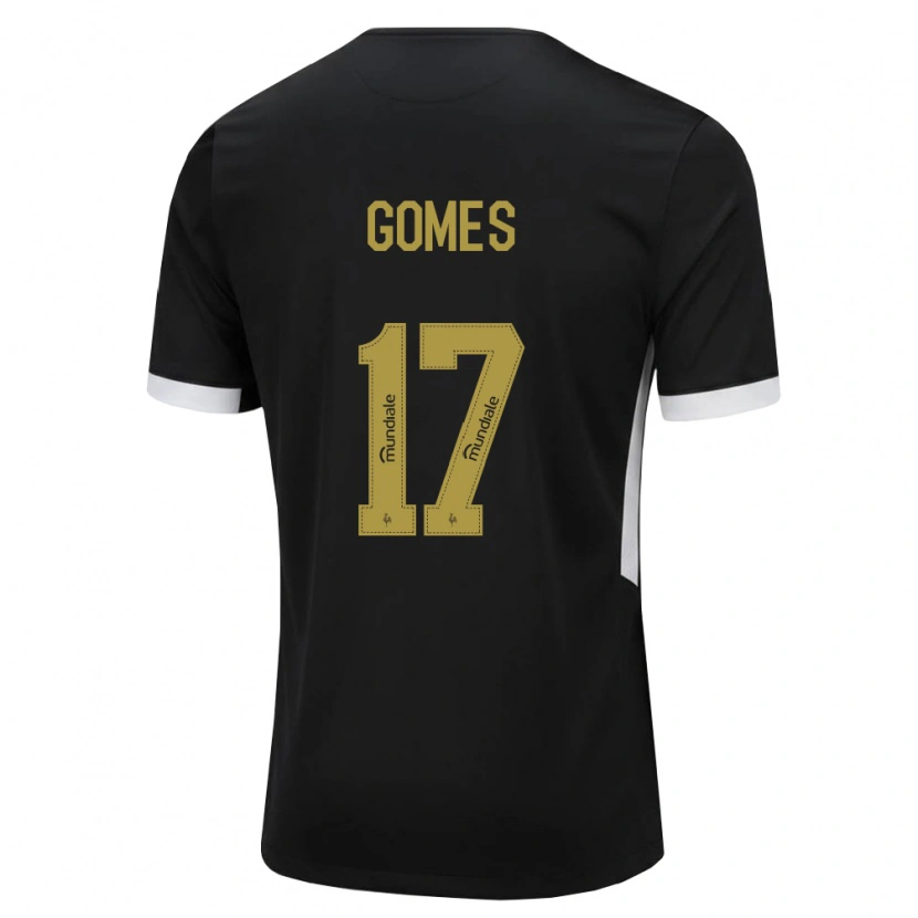 Danxen Męski Igor Gomes #17 Czarny Biały Żółty Domowa Koszulka 2026/27 Koszulki Klubowe