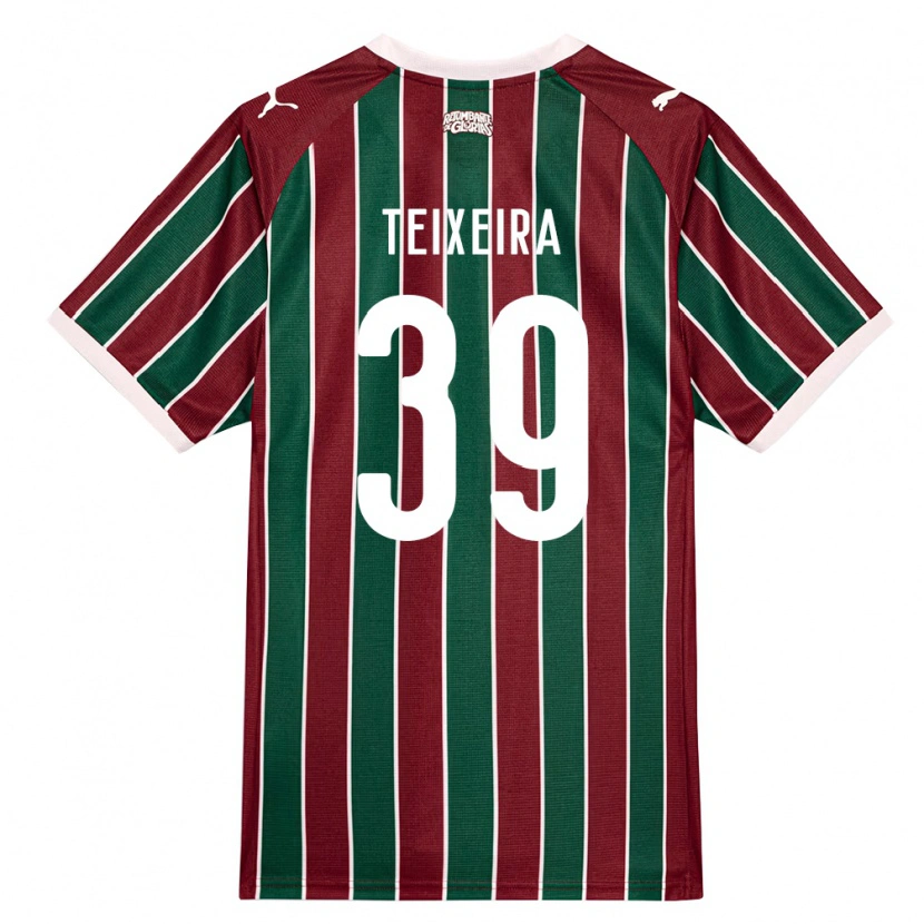 Danxen Męski Gabriel Teixeira #39 Zielony Burgundia Biały Domowa Koszulka 2026/27 Koszulki Klubowe