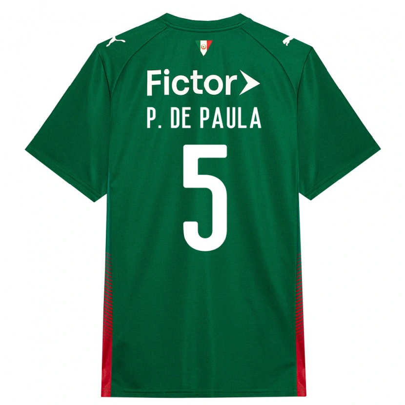 Danxen Męski Patrick De Paula #5 Zielony Czerwony Biały Domowa Koszulka 2026/27 Koszulki Klubowe