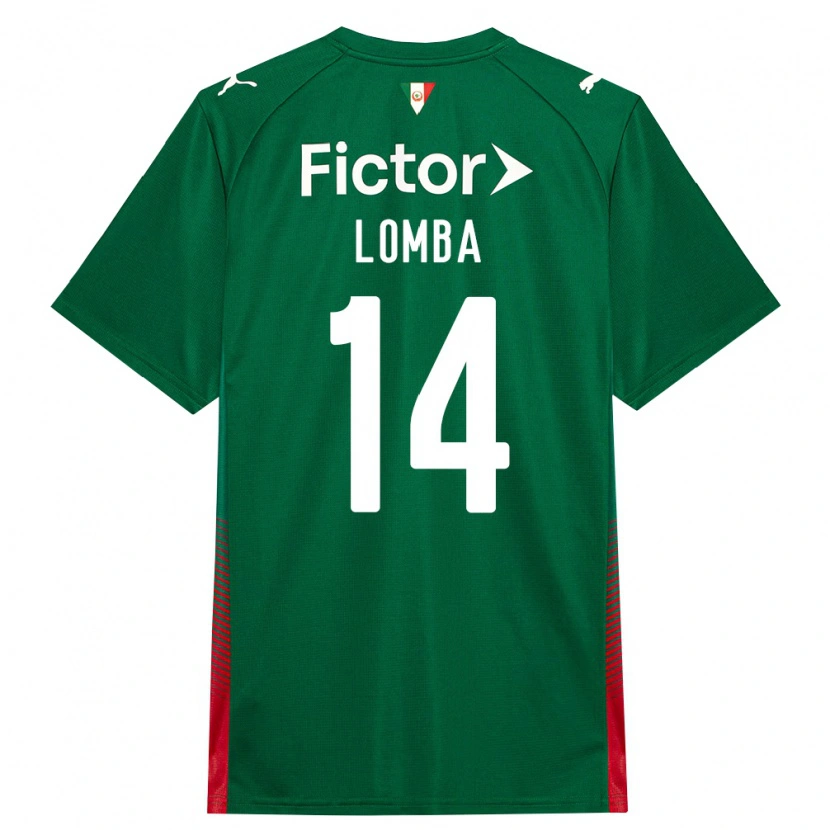 Danxen Męski Marcelo Lomba #14 Zielony Czerwony Biały Domowa Koszulka 2026/27 Koszulki Klubowe