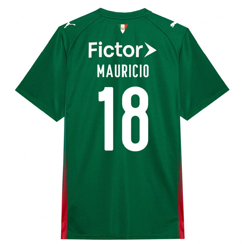 Danxen Męski Mauricio Magalhães Prado #18 Zielony Czerwony Biały Domowa Koszulka 2026/27 Koszulki Klubowe