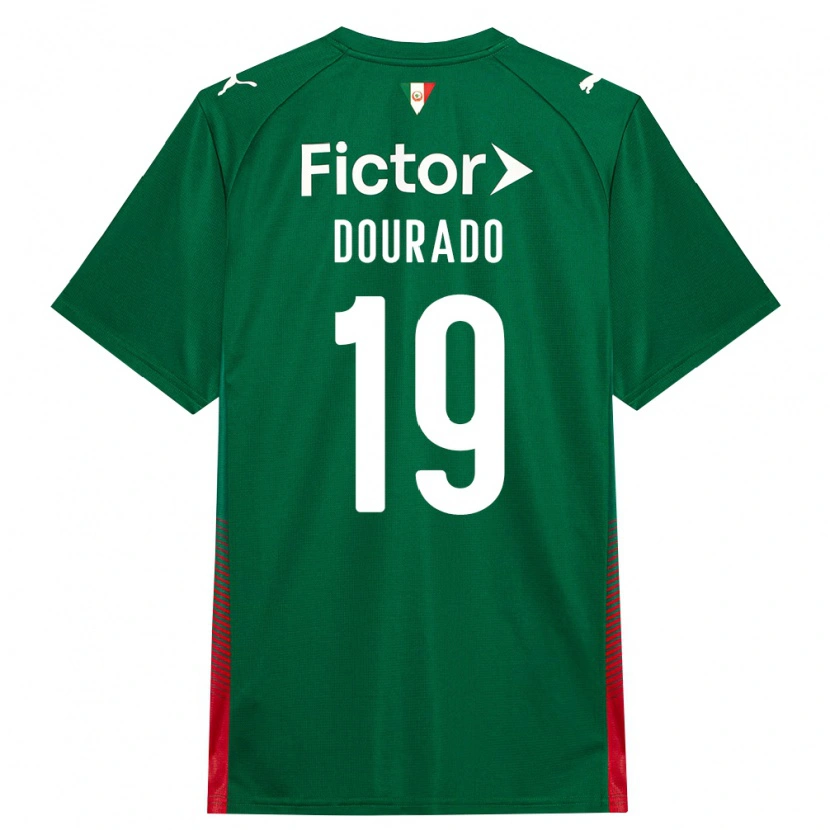Danxen Męski Murilo Dourado #19 Zielony Czerwony Biały Domowa Koszulka 2026/27 Koszulki Klubowe