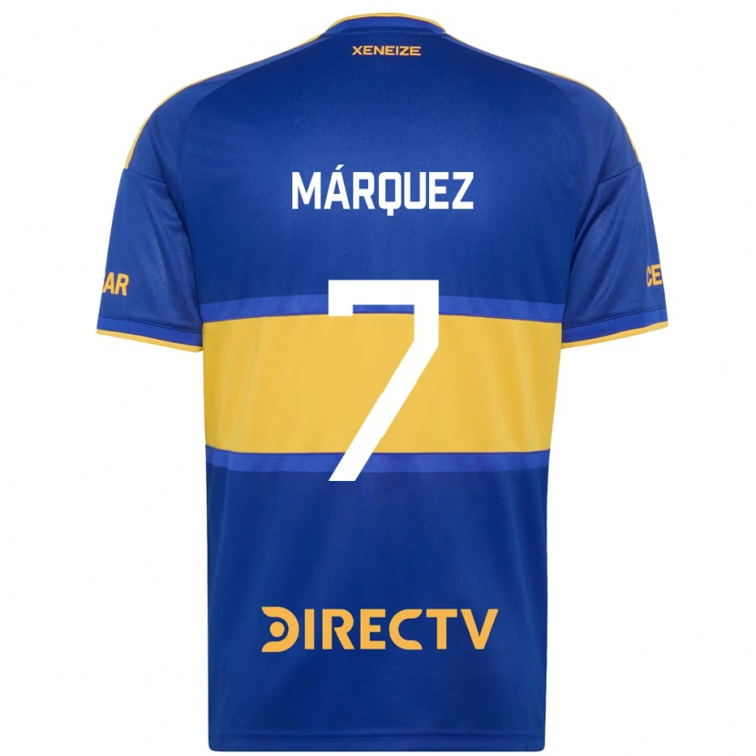 Danxen Męski Tomás Márquez #7 Królewski Niebieski Żółty Domowa Koszulka 2026/27 Koszulki Klubowe