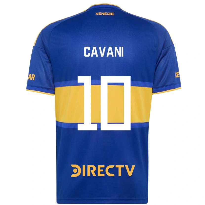 Danxen Męski Edinson Cavani #10 Królewski Niebieski Żółty Domowa Koszulka 2026/27 Koszulki Klubowe
