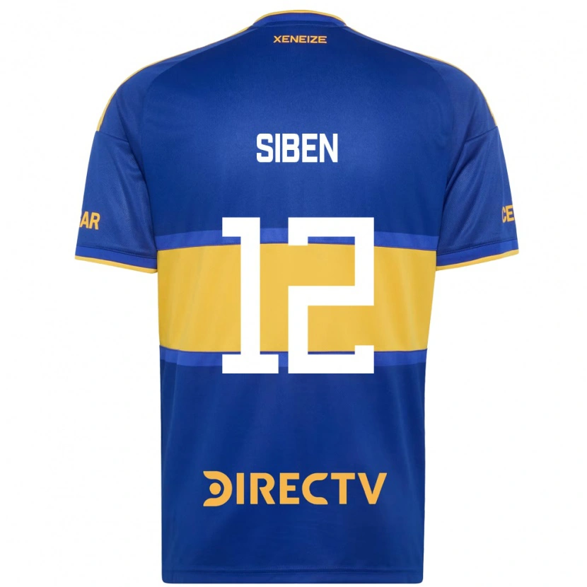 Danxen Męski Priscila Siben #12 Królewski Niebieski Żółty Domowa Koszulka 2026/27 Koszulki Klubowe