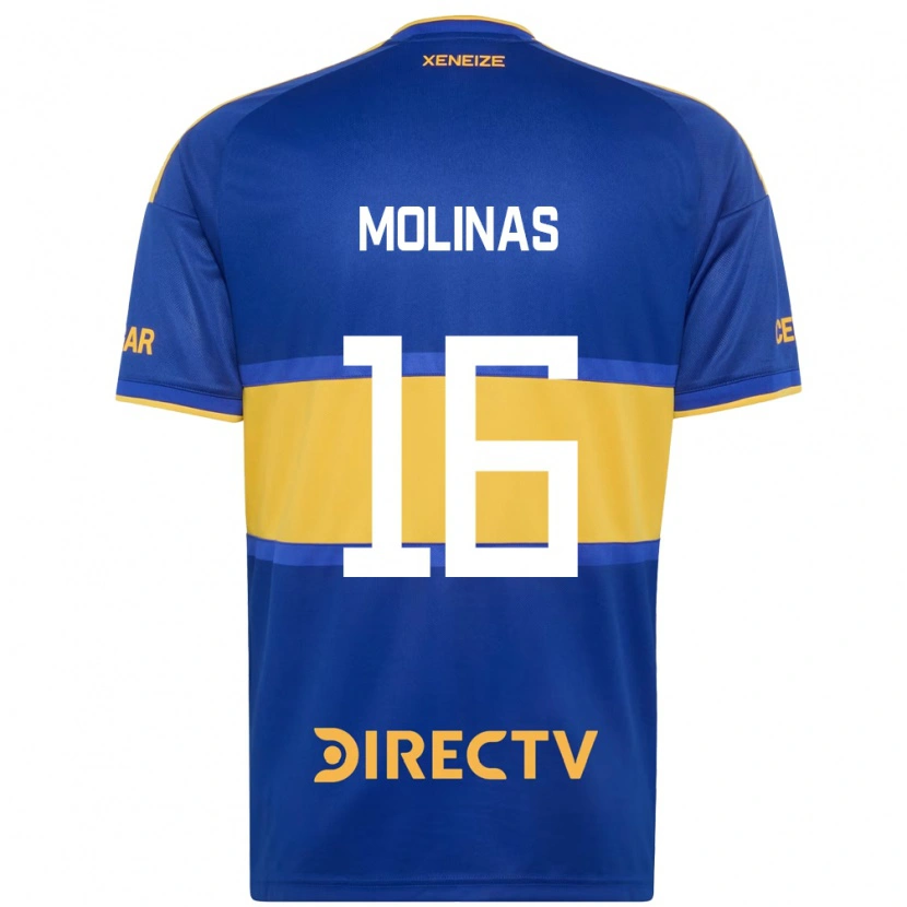 Danxen Męski Aaron Molinas #16 Królewski Niebieski Żółty Domowa Koszulka 2026/27 Koszulki Klubowe