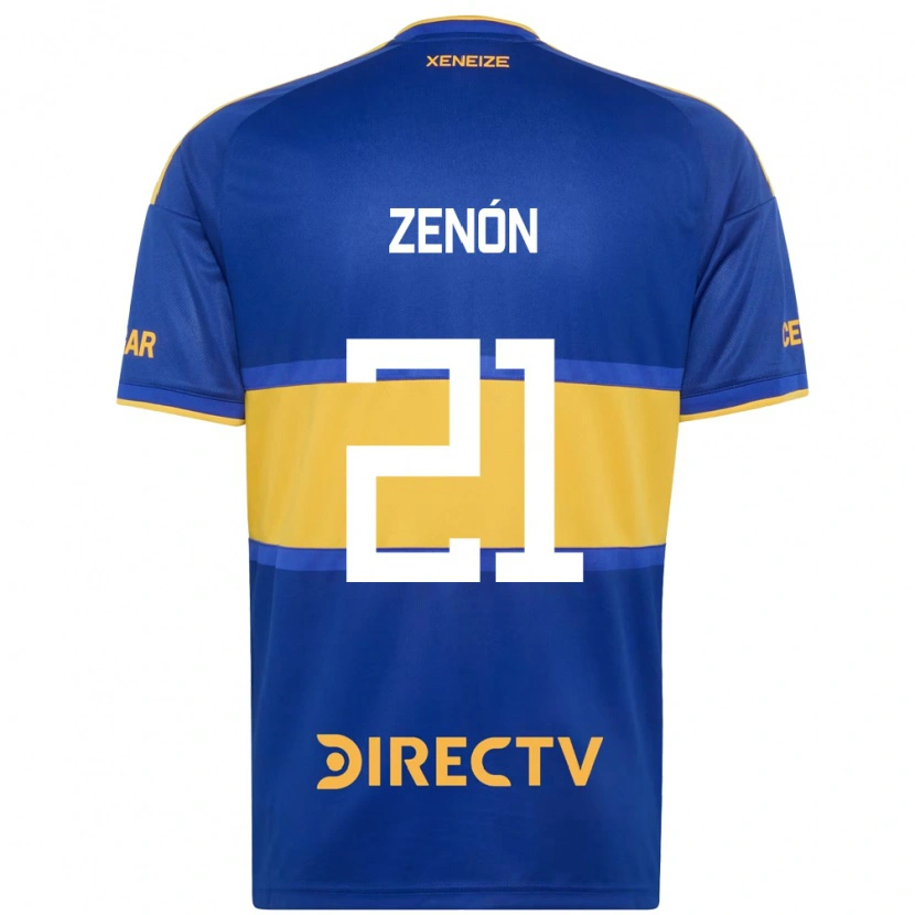 Danxen Męski Kevin Zenón #21 Królewski Niebieski Żółty Domowa Koszulka 2026/27 Koszulki Klubowe