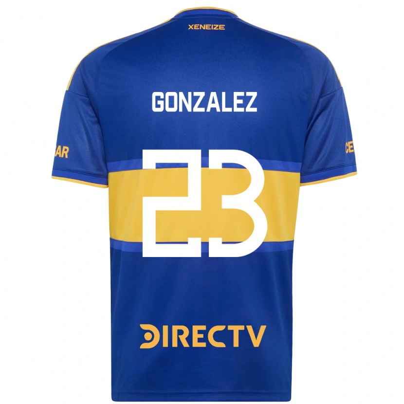 Danxen Męski Diego Gonzalez #23 Królewski Niebieski Żółty Domowa Koszulka 2026/27 Koszulki Klubowe