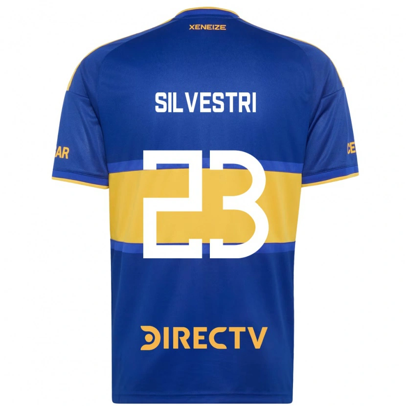 Danxen Męski Delfina Silvestri #23 Królewski Niebieski Żółty Domowa Koszulka 2026/27 Koszulki Klubowe