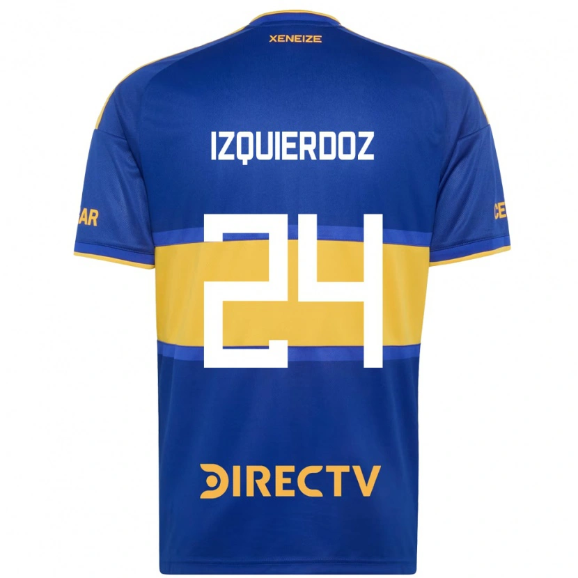 Danxen Męski Carlos Izquierdoz #24 Królewski Niebieski Żółty Domowa Koszulka 2026/27 Koszulki Klubowe