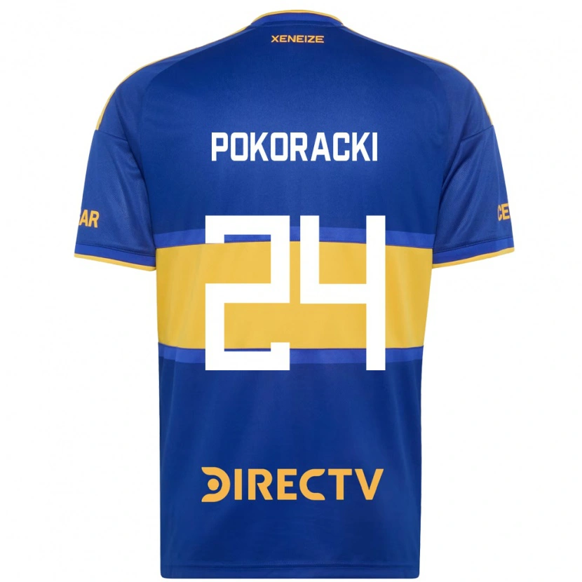 Danxen Męski Belén Pokoracki #24 Królewski Niebieski Żółty Domowa Koszulka 2026/27 Koszulki Klubowe
