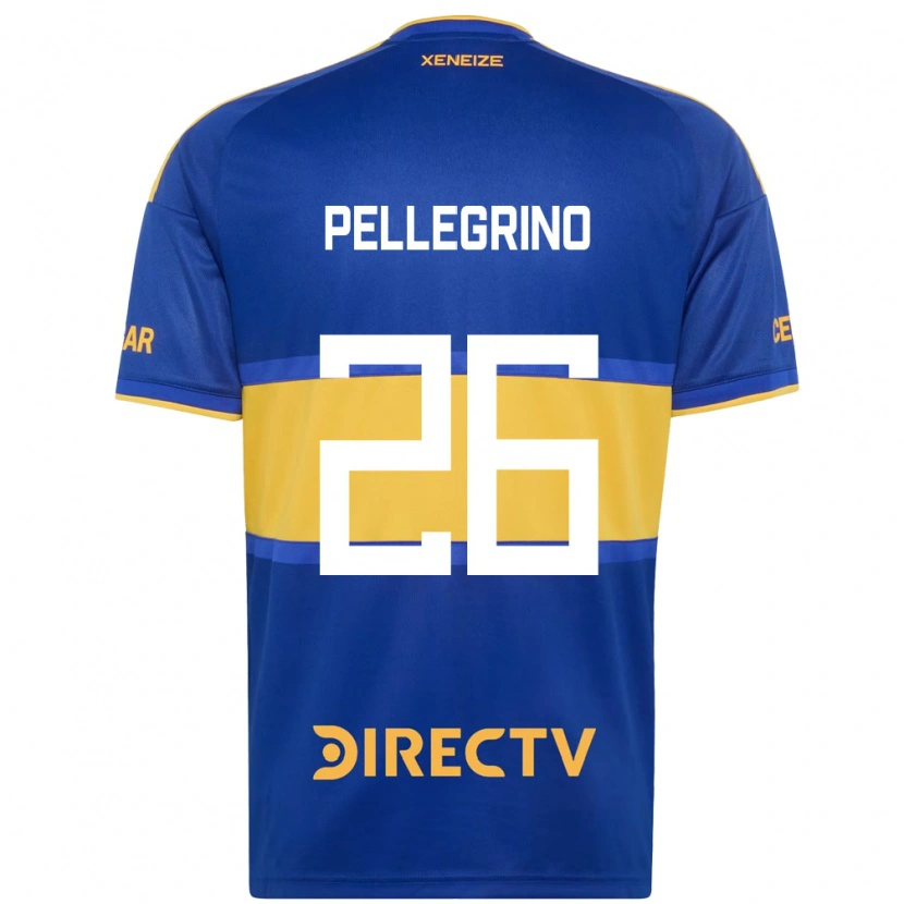 Danxen Męski Marco Pellegrino #26 Królewski Niebieski Żółty Domowa Koszulka 2026/27 Koszulki Klubowe
