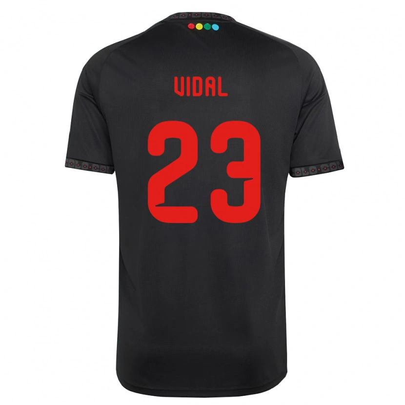Danxen Męski Arturo Vidal #23 Czarny Czerwony Wyjazdowa Koszulka 2026/27 Koszulki Klubowe
