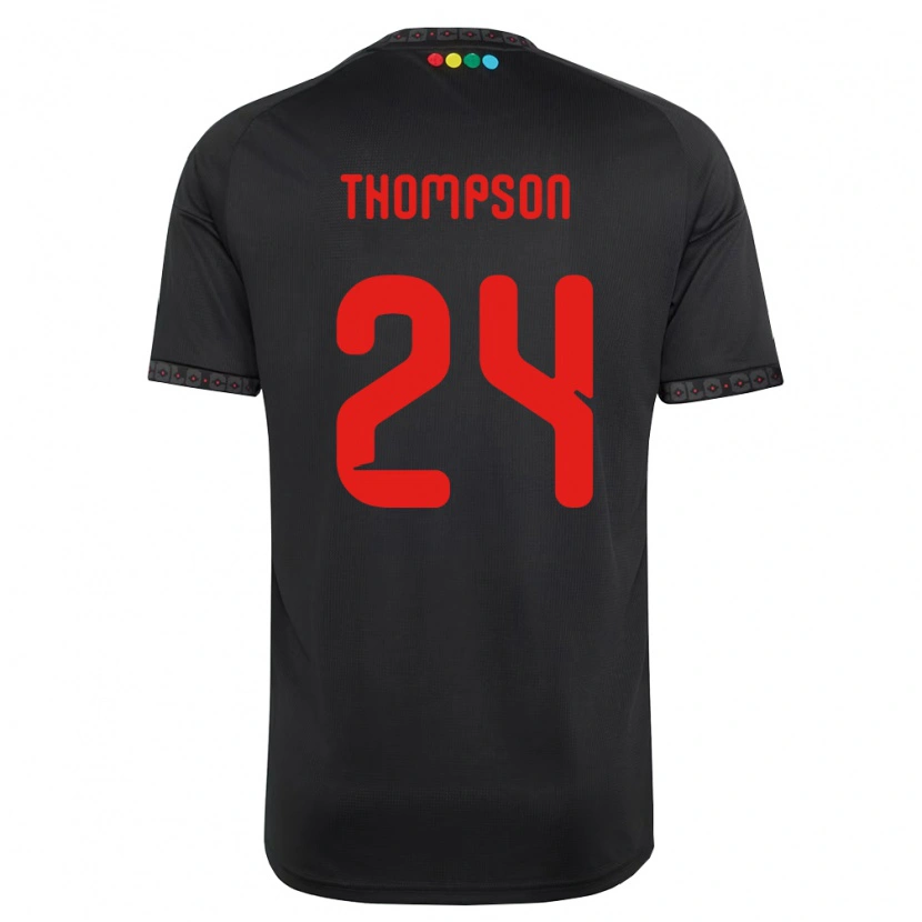 Danxen Męski Jordhy Thompson #24 Czarny Czerwony Wyjazdowa Koszulka 2026/27 Koszulki Klubowe