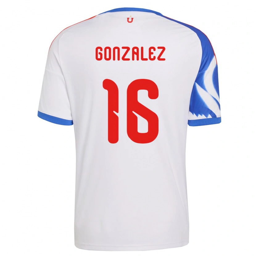 Danxen Męski Monserratt González #16 Biały Granatowy Wyjazdowa Koszulka 2026/27 Koszulki Klubowe