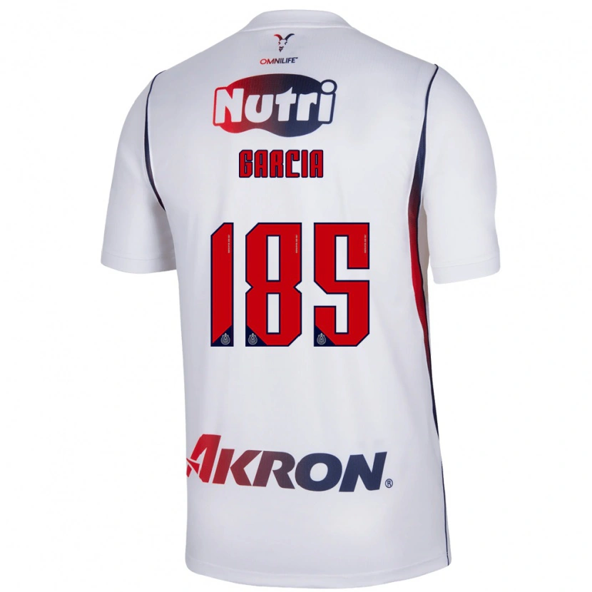 Danxen Męski Kevin Garcia #185 Czerwony Biały Granatowy Wyjazdowa Koszulka 2026/27 Koszulki Klubowe