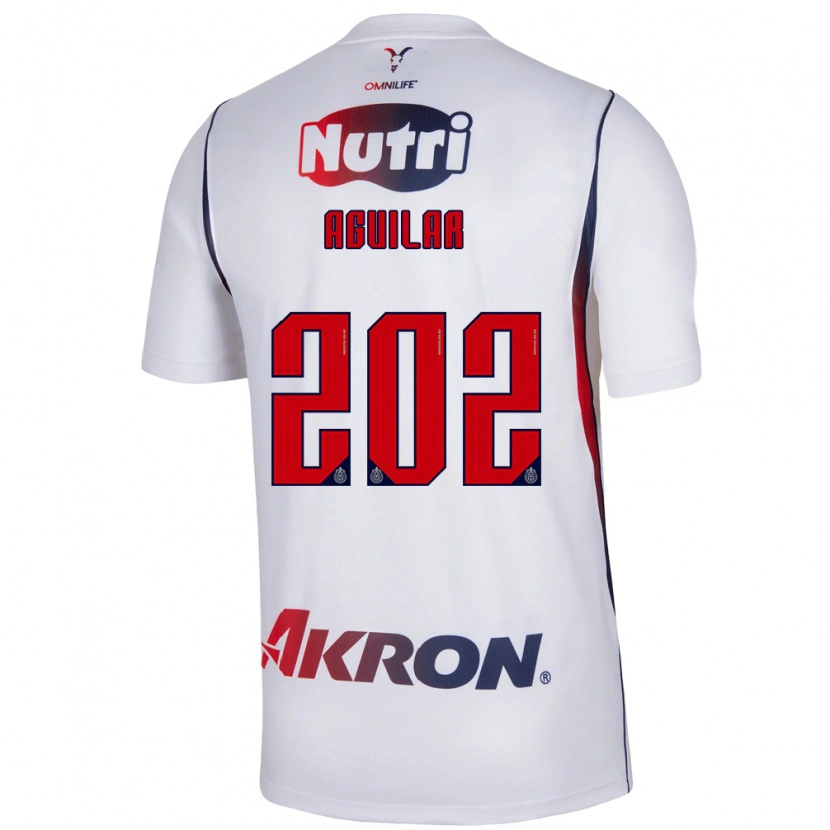 Danxen Męski Erick Aguilar #202 Czerwony Biały Granatowy Wyjazdowa Koszulka 2026/27 Koszulki Klubowe