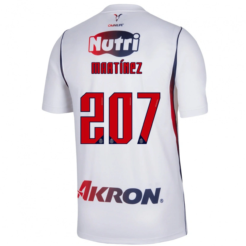 Danxen Męski Raúl Martínez #207 Czerwony Biały Granatowy Wyjazdowa Koszulka 2026/27 Koszulki Klubowe