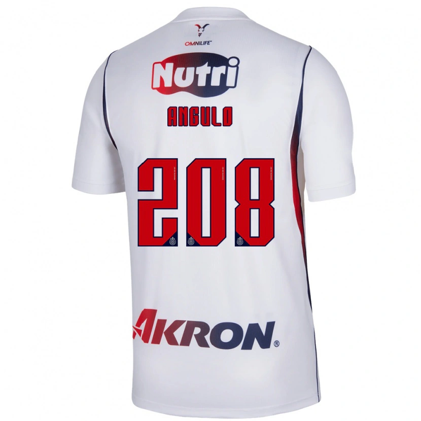 Danxen Męski Ismael Angulo #208 Czerwony Biały Granatowy Wyjazdowa Koszulka 2026/27 Koszulki Klubowe