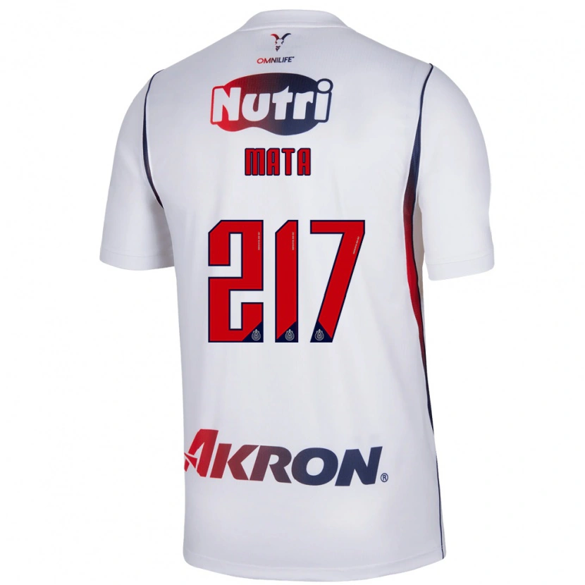 Danxen Męski Hugo Mata #217 Czerwony Biały Granatowy Wyjazdowa Koszulka 2026/27 Koszulki Klubowe
