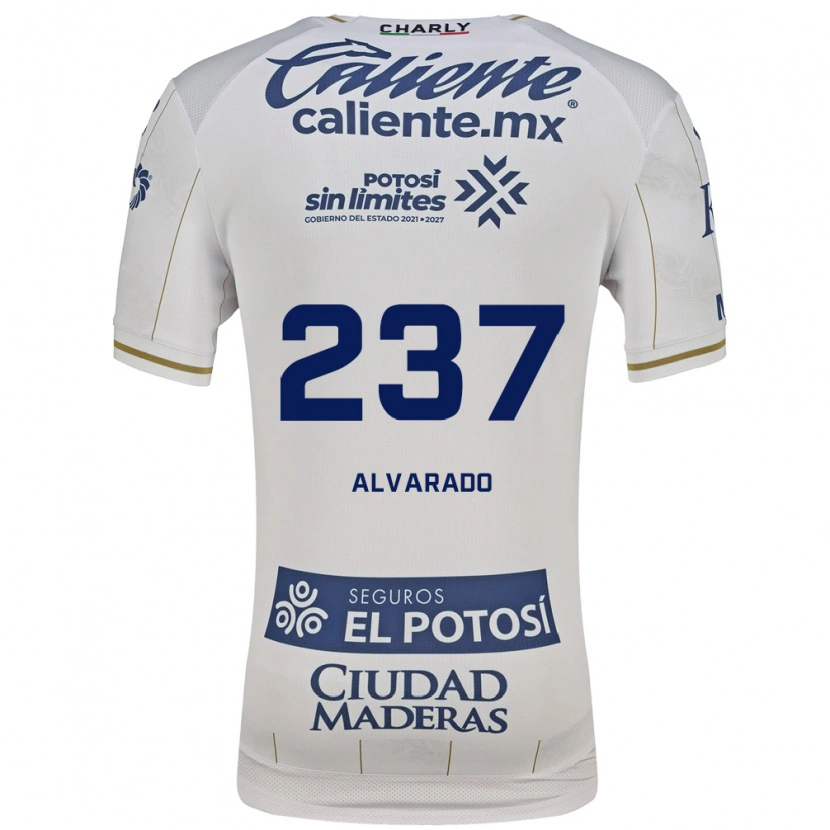 Danxen Męski Luis Alvarado #237 Biały Niebieski Wyjazdowa Koszulka 2026/27 Koszulki Klubowe
