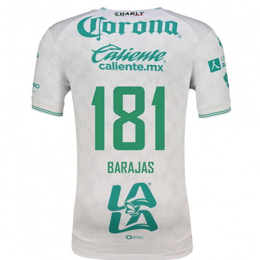 Danxen Męski Sergio Barajas #181 Jasnozielony Biały Wyjazdowa Koszulka 2026/27 Koszulki Klubowe
